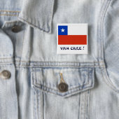 Badge Carré 5 Cm Vivats Chili I de Bandera (En situation)
