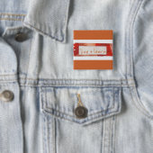 Badge Carré 5 Cm vivez et apprenez (En situation)