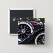 Badge Carré 5 Cm Voiture classique Ford A 1930 (Devant & derrière)