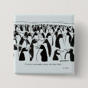 Badge Carré 5 Cm Vol d'identité