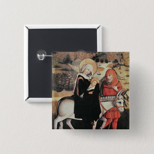 Badge Carré 5 Cm Vol en l'Egypte (Devant & derrière)