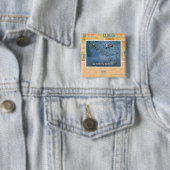 Badge Carré 5 Cm Vont en avant mes subordonnés (En situation)