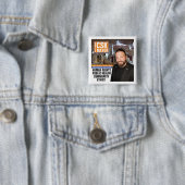 Badge Carré 5 Cm Vote CSK NYC Maire 2021 (En situation)