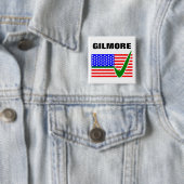 Badge Carré 5 Cm Vote Jim Gilmore Président 2016 (En situation)
