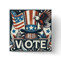 Vote patriotique vintage