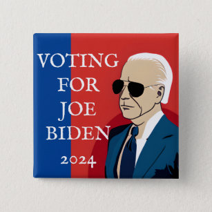 Badge Carré 5 Cm Vote pour Joe Biden   Élection présidentielle de 2