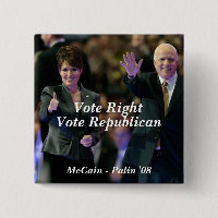 Votez juste, républicain de vote, McCain -…