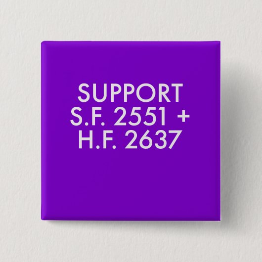 Badge Carré 5 Cm Votez pour Art ! (Devant)