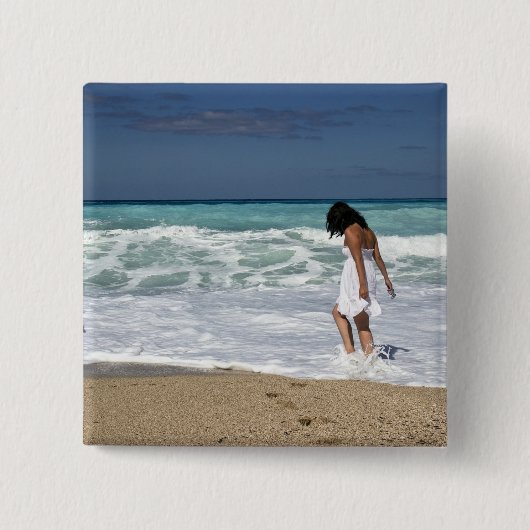 Badge Carré 5 Cm Votre propre photo (Devant)