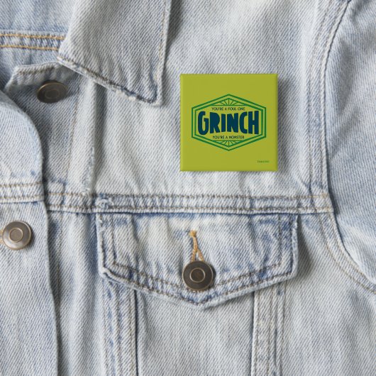 Badge Carré 5 Cm Vous êtes un grincheux de première classe (En situation)
