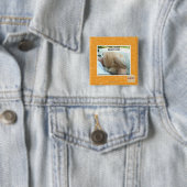 Badge Carré 5 Cm Vous faites le lapin pleurer (En situation)