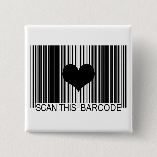 BADGE CARRÉ 5 CM VOUS ME MANQUEZ BARCODE (Devant)
