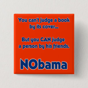 Badge Carré 5 Cm Vous ne pouvez pas juger un livre par sa