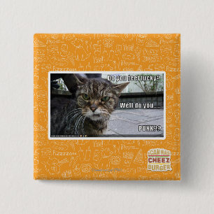 Badge Carré 5 Cm Vous sentez-vous chanceux ?