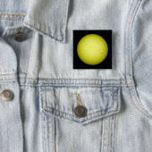 Badge Carré 5 Cm Vue complète du soleil (En situation)