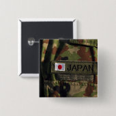 Badge Carré 5 Cm Vue de gros plan 2 (Devant & derrière)