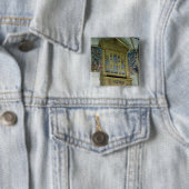 Badge Carré 5 Cm Vue de l'organe d'église, c.1590 (En situation)