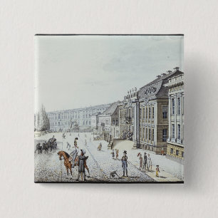 Badge Carré 5 Cm Vue de Royal Palace, Berlin