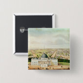 Badge Carré 5 Cm Vue de Washington (Devant & derrière)