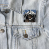 Badge Carré 5 Cm Vue des trois moteurs principaux (En situation)