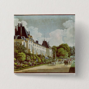 Badge Carré 5 Cm Vue du château de la Malmaison
