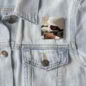 Badge Carré 5 Cm Vue d'un sergent de l'armée irakienne dans une por (En situation)