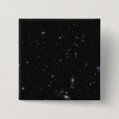 Badge Carré 5 Cm Vue Entre Les Constellations Pisces & Andromeda (Devant)