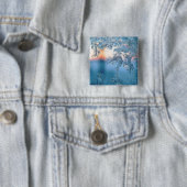 Badge Carré 5 Cm Vue figée (En situation)