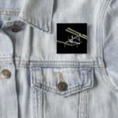 Badge Carré 5 Cm Vue générée par ordinateur 23 (En situation)