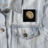 Badge Carré 5 Cm Vue globale de Mars (En situation)