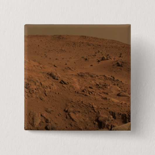 Badge Carré 5 Cm Vue panoramique de Mars 7 (Devant)