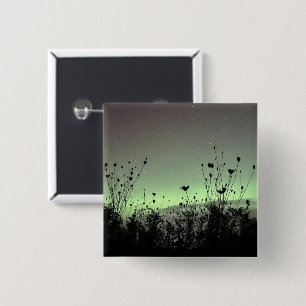 Badge Carré 5 Cm Vue Porch / Weeds /