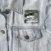 Badge Carré 5 Cm Vue satellite des fuites d'huile 2 (En situation)