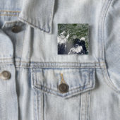 Badge Carré 5 Cm Vue satellite du golfe du Mexique (En situation)