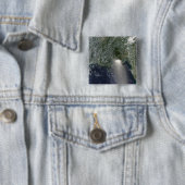 Badge Carré 5 Cm Vue satellite d'une marée noire (En situation)