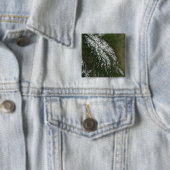 Badge Carré 5 Cm Vue sur les Rocheuses (En situation)