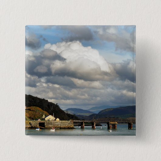 BADGE CARRÉ 5 CM VUES DES ALLES (Devant)