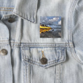 BADGE CARRÉ 5 CM VUES DU PAYS DE GALLES (En situation)