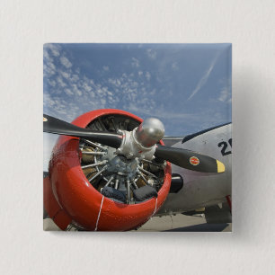 Badge Carré 5 Cm WA, Arlington, Arlington Fly-in, Seconde Guerre mo