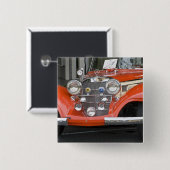 Badge Carré 5 Cm WA, Seattle, automobile allemande classique. 2 (Devant & derrière)