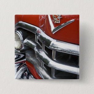 Badge Carré 5 Cm WA, Seattle, automobile américaine classique. 4