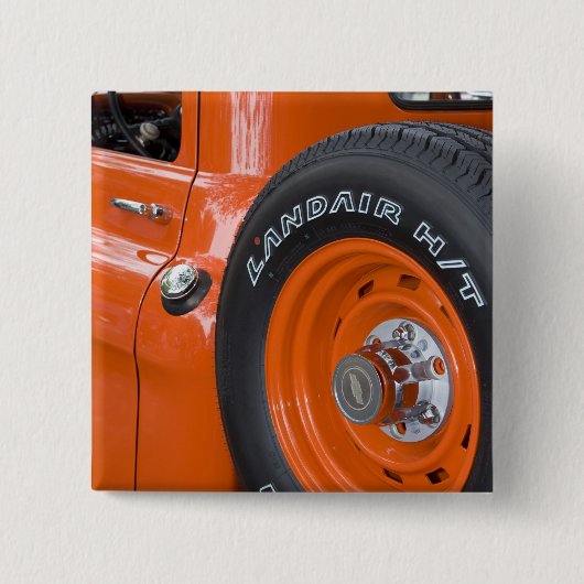 Badge Carré 5 Cm WA, Seattle, collecte classique (Devant)