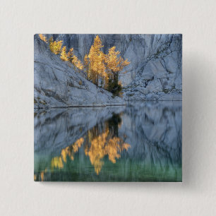 Badge Carré 5 Cm WA, zone sauvage Alpine Lakes, Enchantment 3