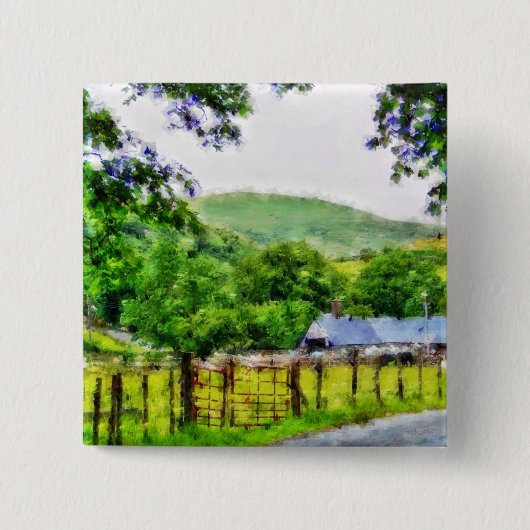 BADGE CARRÉ 5 CM WALES (Devant)