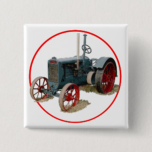Badge Carré 5 Cm Wallis Tractor
