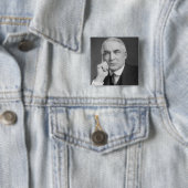 Badge Carré 5 Cm Warren G. Harding (En situation)