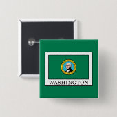 Badge Carré 5 Cm Washington (Devant & derrière)