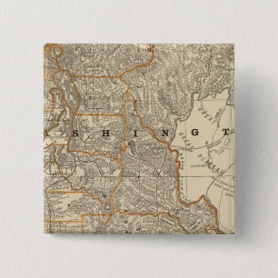 Badge Carré 5 Cm Washington 2