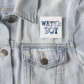 Badge Carré 5 Cm Water Boy (En situation)