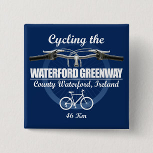 Badge Carré 5 Cm Waterford Greenway (H2)